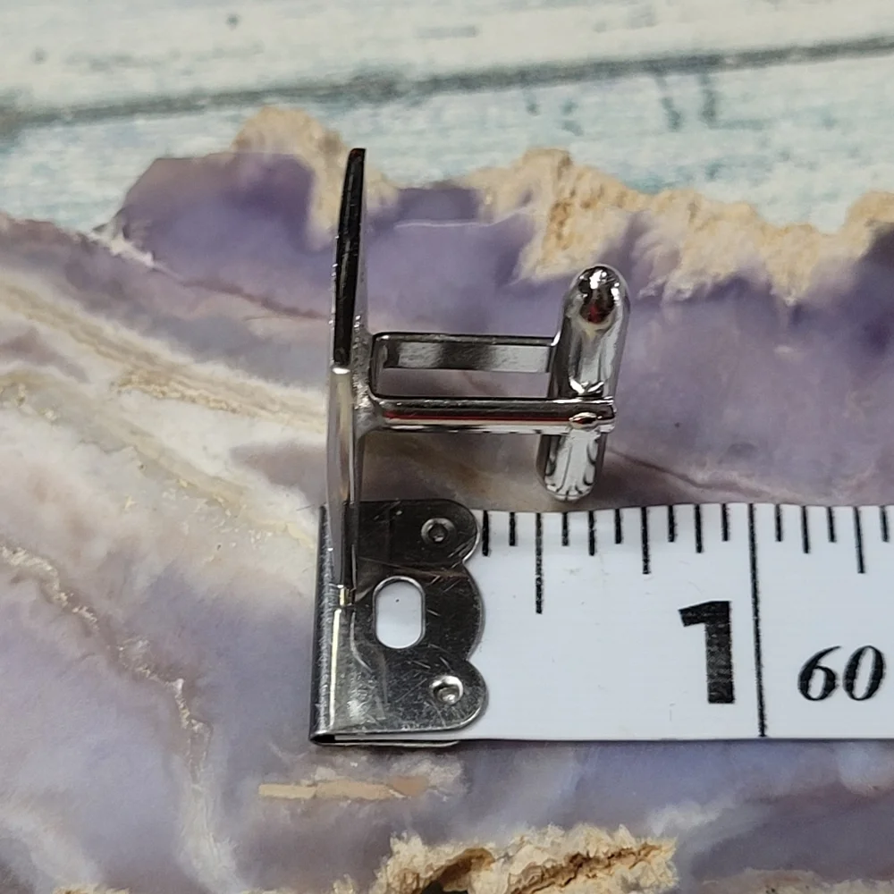 Vintage SWANK Music Note Piano  Silver Square Cufflinks